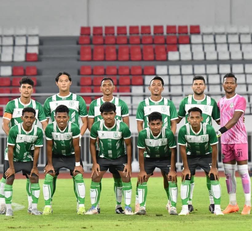 Para pemain PSMS Medan membidik kemenangan saat menjamu Persekat Tegak di Stadion Utama Sumatera Utara, Jumat (12/9/2025). (Dok PSMS)