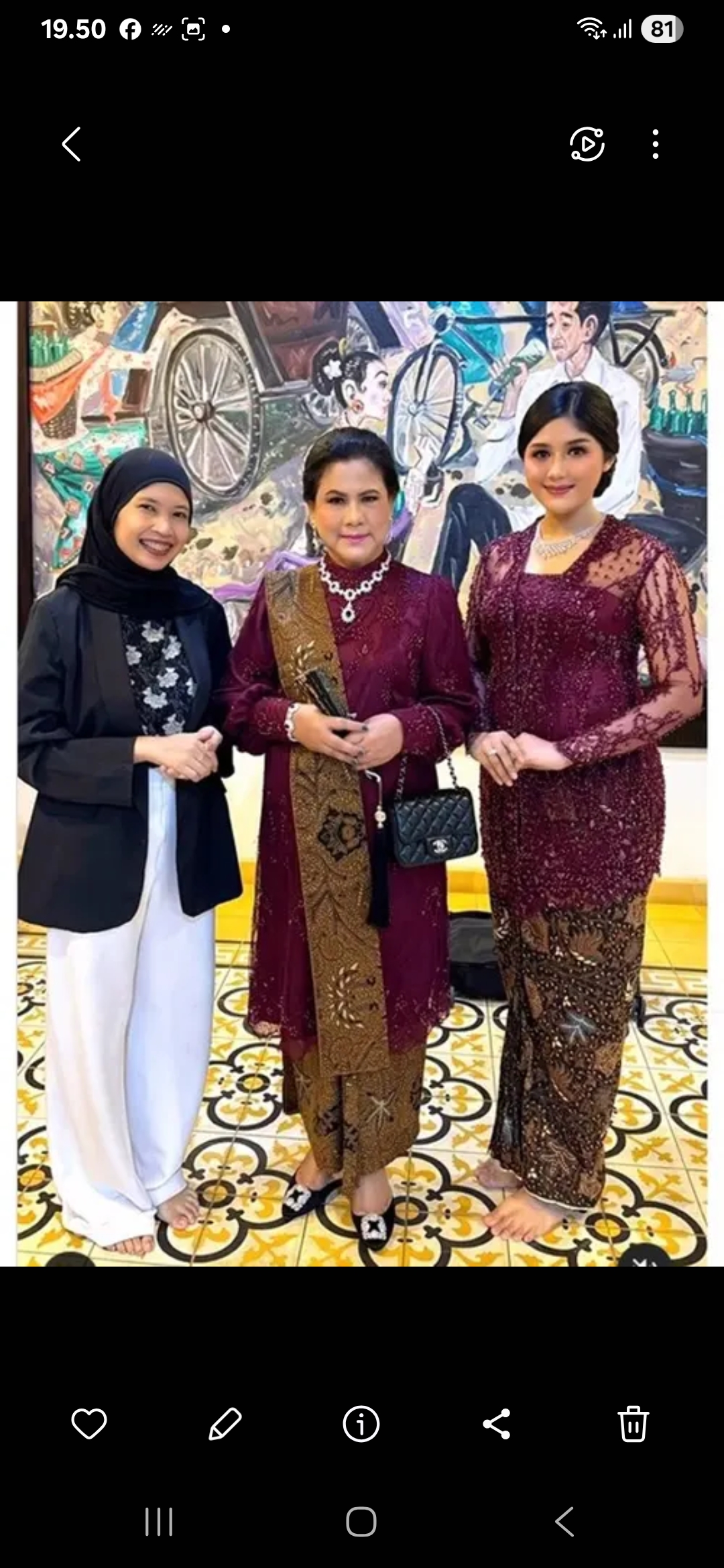 Iriana dan Erina Gudono saat menghadiri acara keluarga pada tahun 2024 yang lalu. (Dok: instagram)