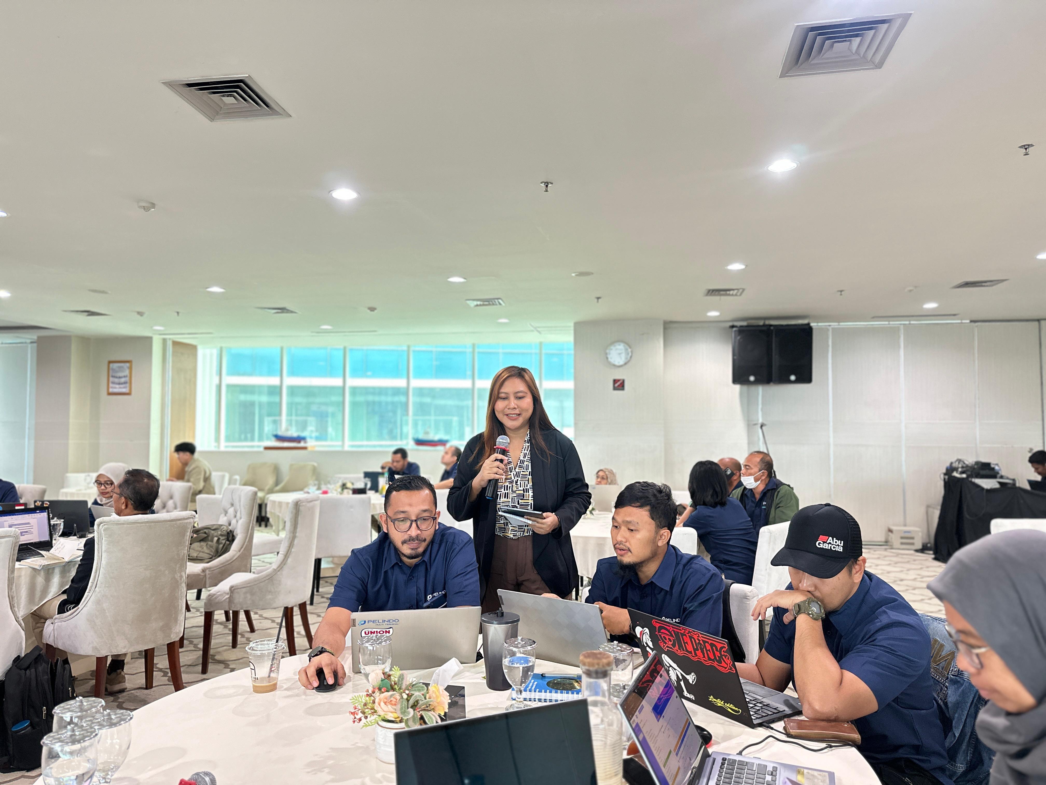 PT Pelabuhan Indonesia (Persero) atau Pelindo Regional 1 turut serta dalam kegiatan pelatihan penggunaan platform pelaporan kinerja keberlanjutan. (ISTIMEEWA/SUMUT POS)