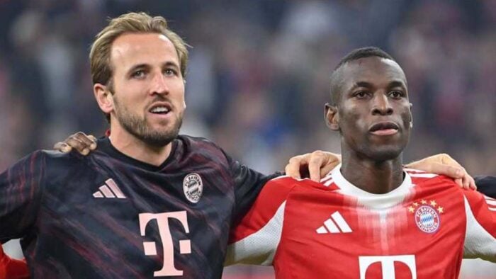 Harry Kane dan Nicolas Jackson. (afriquesport)
