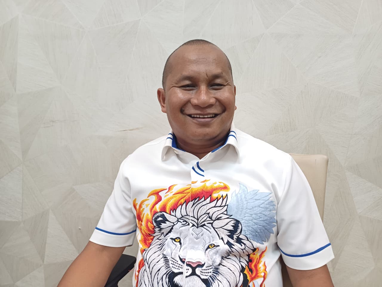 Anggota DPRD Sumut Fraksi NasDem, Rahmansyah Sibarani.  (Markus Pasaribu/Sumut Pos)