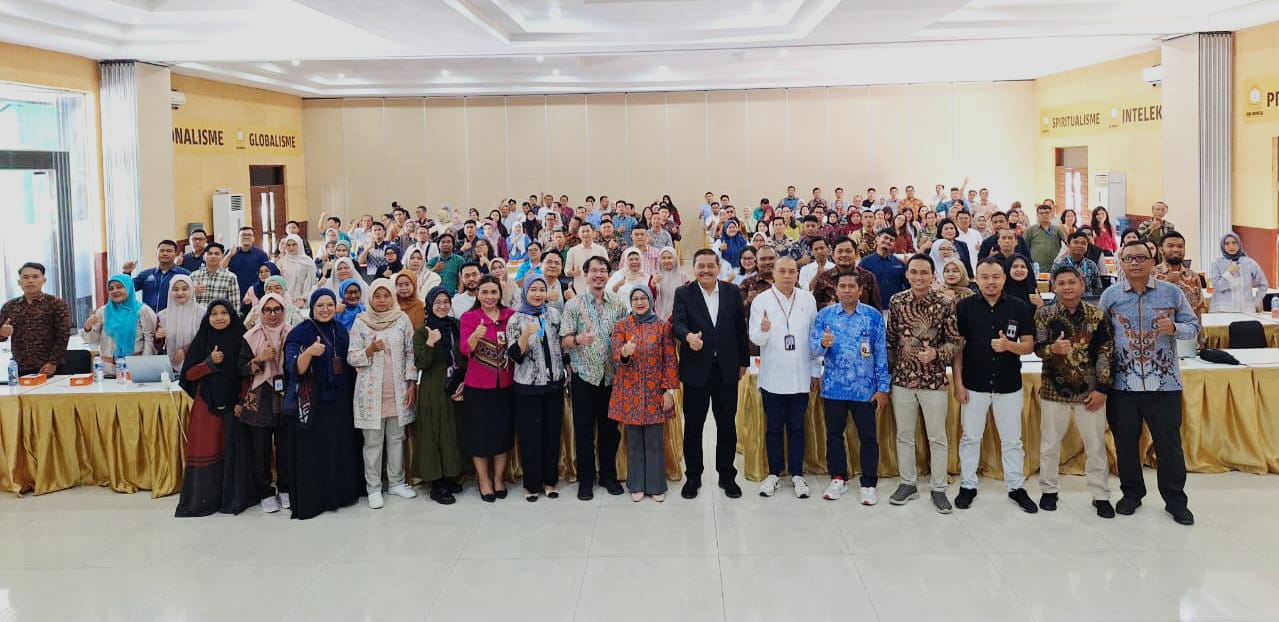 TRACER STUDY: Bimtek tracer study bagi perguruan tinggi lingkungan LLDikti Wilayah I di USM Indonesia. (ISTIMEWA/SUMUT POS)