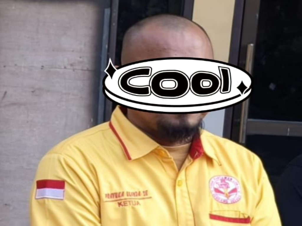 PU alias Uka terduga Penghinaan dan pencemaran nama baik Darma Wijaya alias Wiwik.(FADLY/SUMUT POS)
