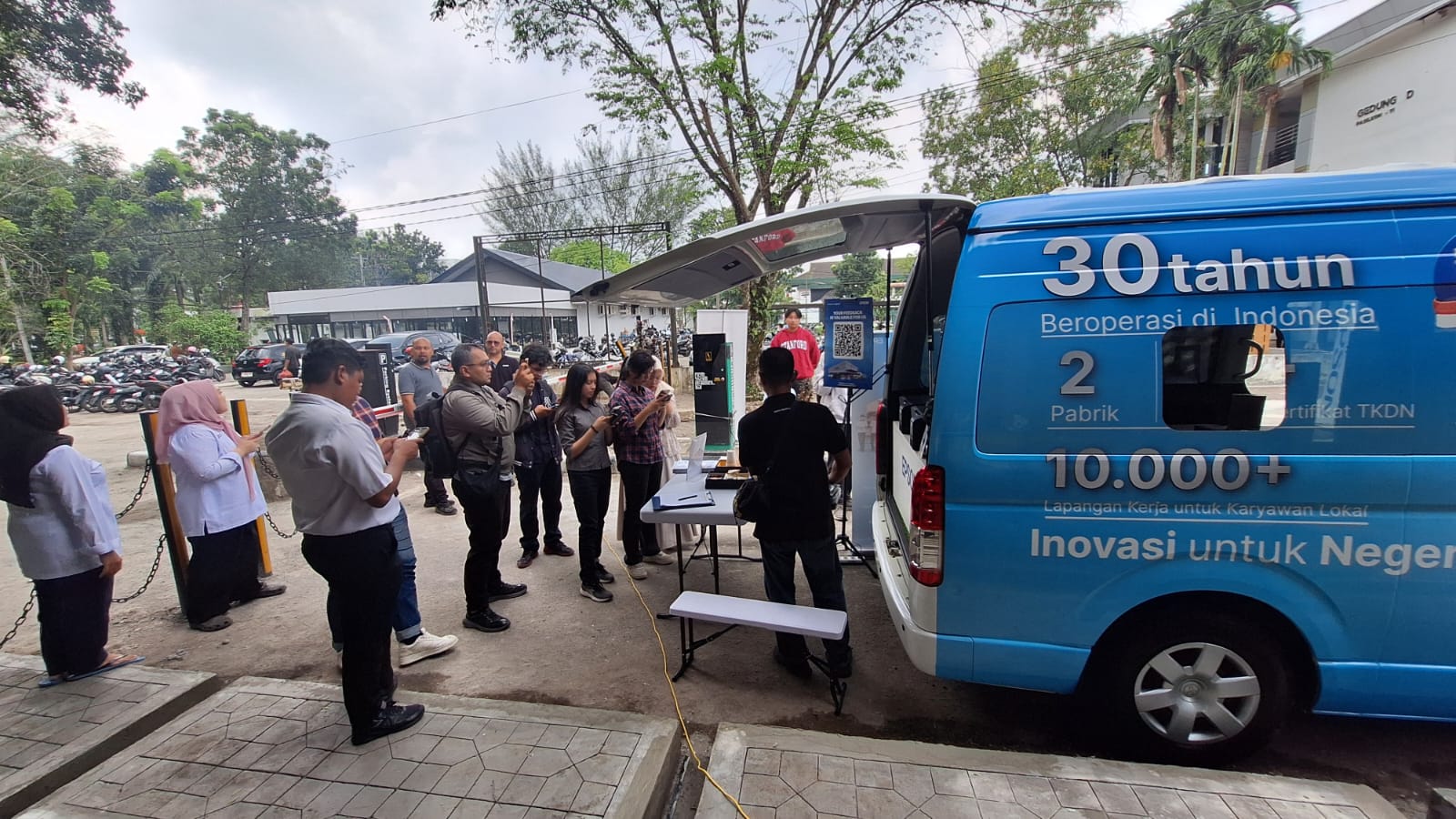 Kegiatan Epson TKDN Caravan di Pusat Informasi USU. (Zulaika/Sumut Pos)