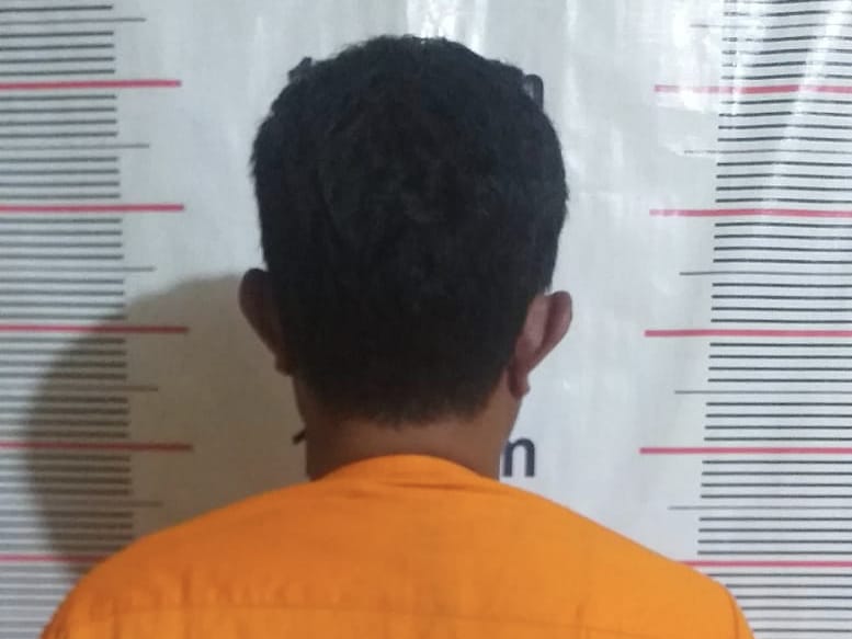 Pelaku curanmor Erwin alias Botak ditangkap Polsek Bahorok di Binjai. (Istimewa/Sumut Pos)