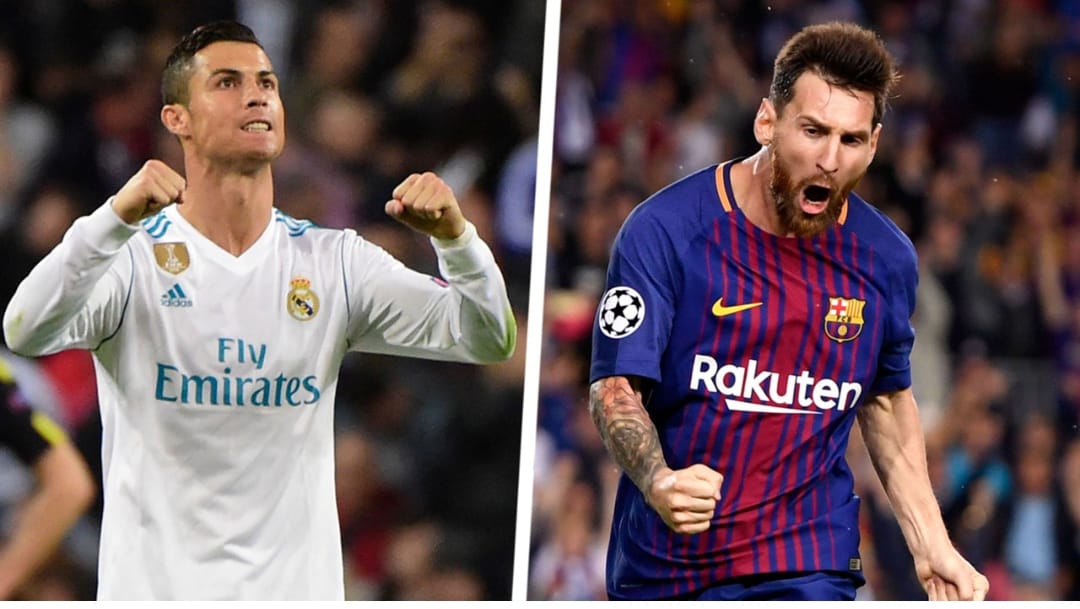 Cristiano Ronaldo dan Lionel Messi memburu gol ke-1.000. (HEX Sports)