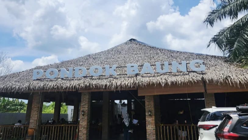 Restoran Pondok Baung di Jalan Proklamasi, Kelurahan Kwalabingai, Stabat, Langkat. (Istimewa/Sumut Pos)