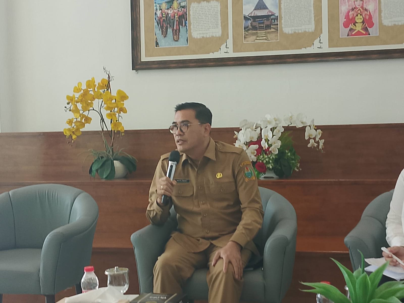 Kepala Dinas Koperasi dan UKM Sumut, Naslindo Sirait. (IKHSAN/SUMUT POS)