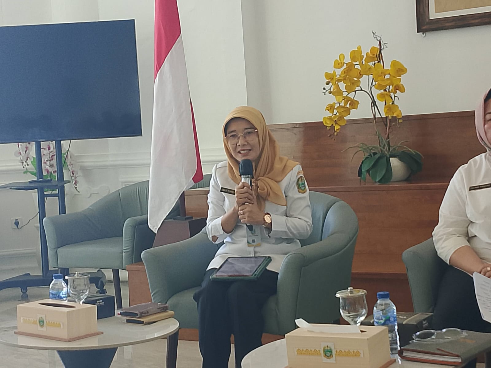 Kepala Dinas Perlindungan, Pemberdayaan Perempuan, Anak, dan Keluarga Berencana (P3AKB) Sumatera Utara, Dwi Endah Purwanti. (IKHSAN/SUMUT POS)