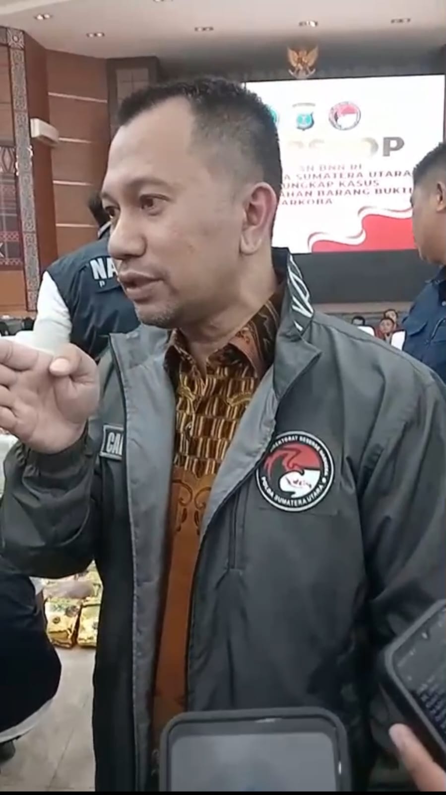 Diresnarkoba Polda Sumut, Jean Calvijn Simanjuntak. Dewi Syahruni Lubis/Sumut Pos