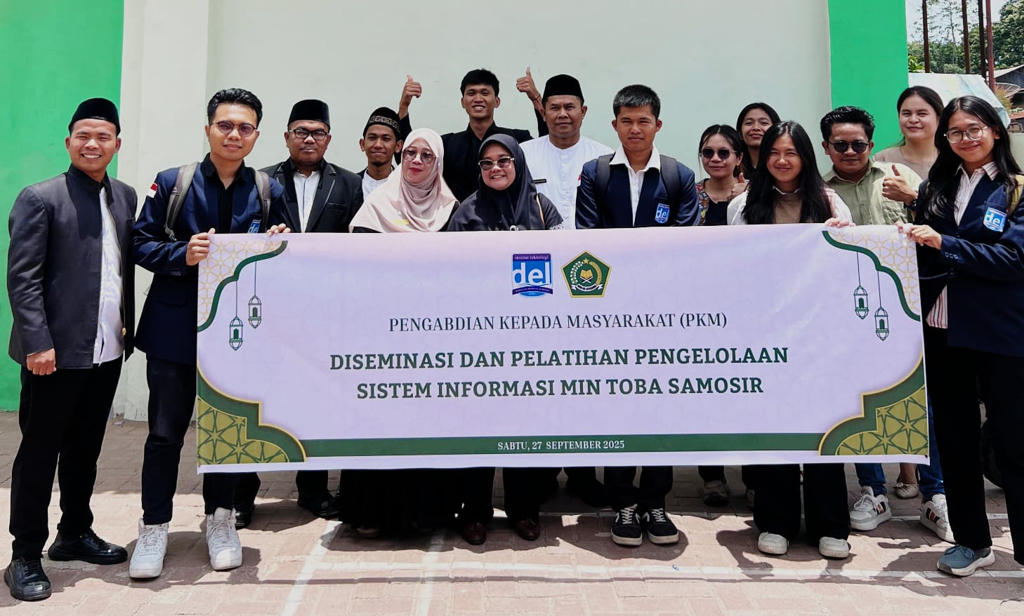 IT DEL: PKM diseminasi dan pelatihan pengelolaan website MIN Tobasamosir oleh IT Del. (ISTIMEWA/SUMUT POS)