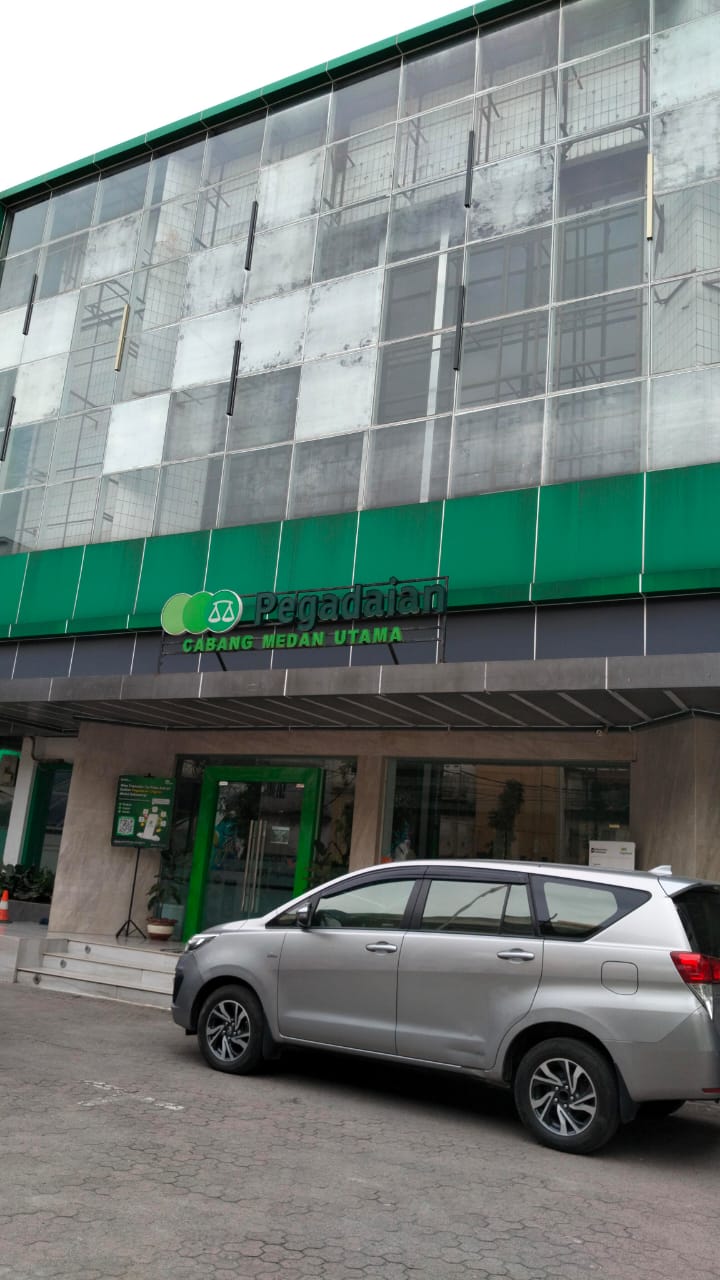 Kantor Pegadaian Cabang Medan Utama (Foto&nbsp;Asih)