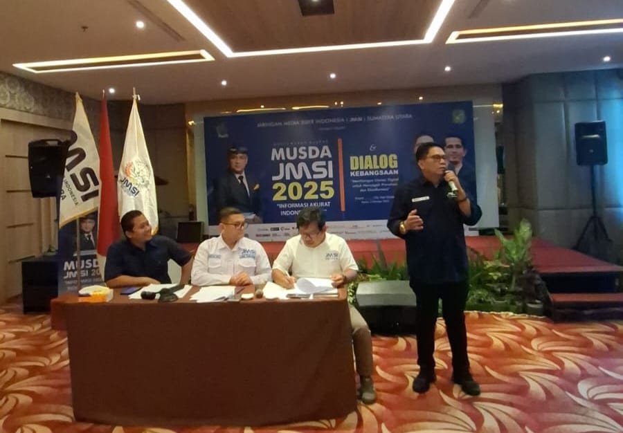 Rianto SH terpilih secara aklamasi sebagai Ketua JMSI Sumut periode 2025-2030 pada Musda JMSI Sumut  di Grand City Hall Medan.