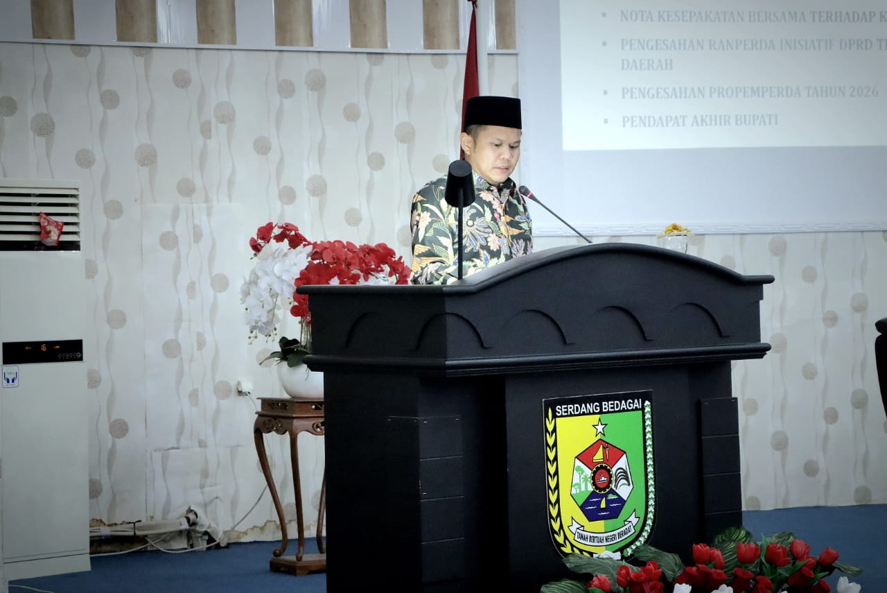 Wabup Sergai, Adlin Tambunan. ( FADLY/SUMUT POS)
