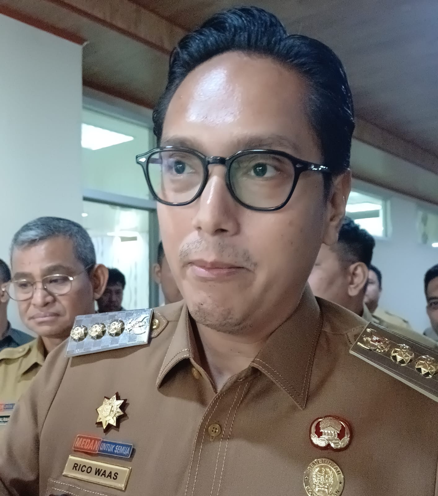 Wali Kota Medan, Rico Tri Putra Bayu Waas. (Markus Pasaribu/Sumut Pos)