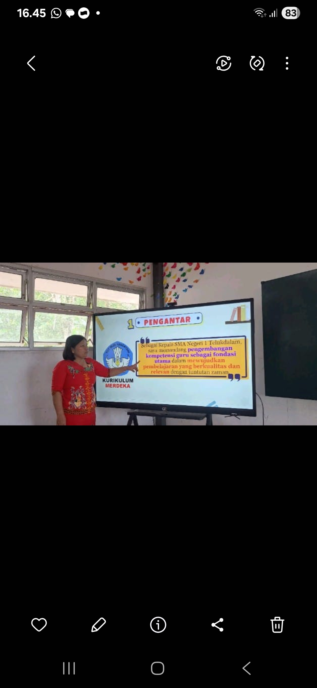 Kasek SMA Negeri 1 Telukdalam, Nursari Rindu Simanullang,