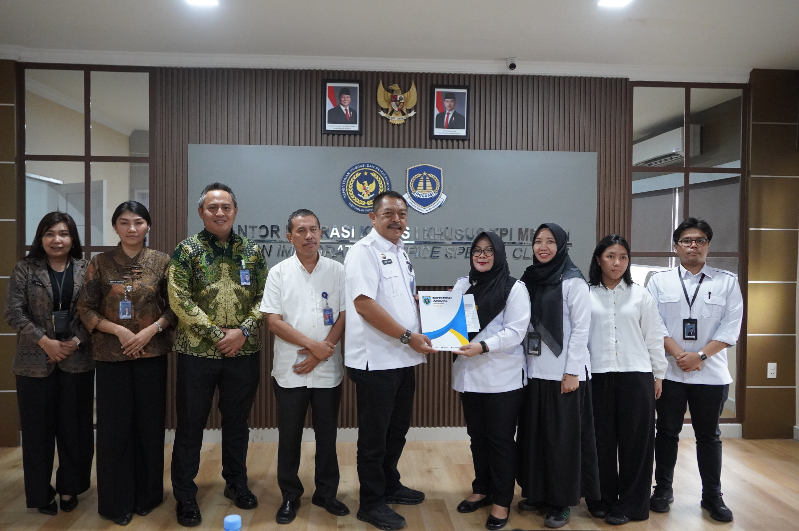 WBBM: Imigrasi Medan kembali meraih predikat WBBM. (Dok: Imigrasi Medan)