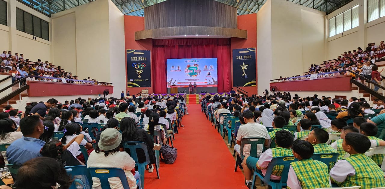 OLIMPIADE: Ribuan peserta mengikuti Olimpiade Sains Toba (OST) 2025 Sekolah Yayasan Bonapasogit Sejahtera (YBS) yang merupakan binaan TPL, Sabtu (25/10/2025). (Dok: TPL)