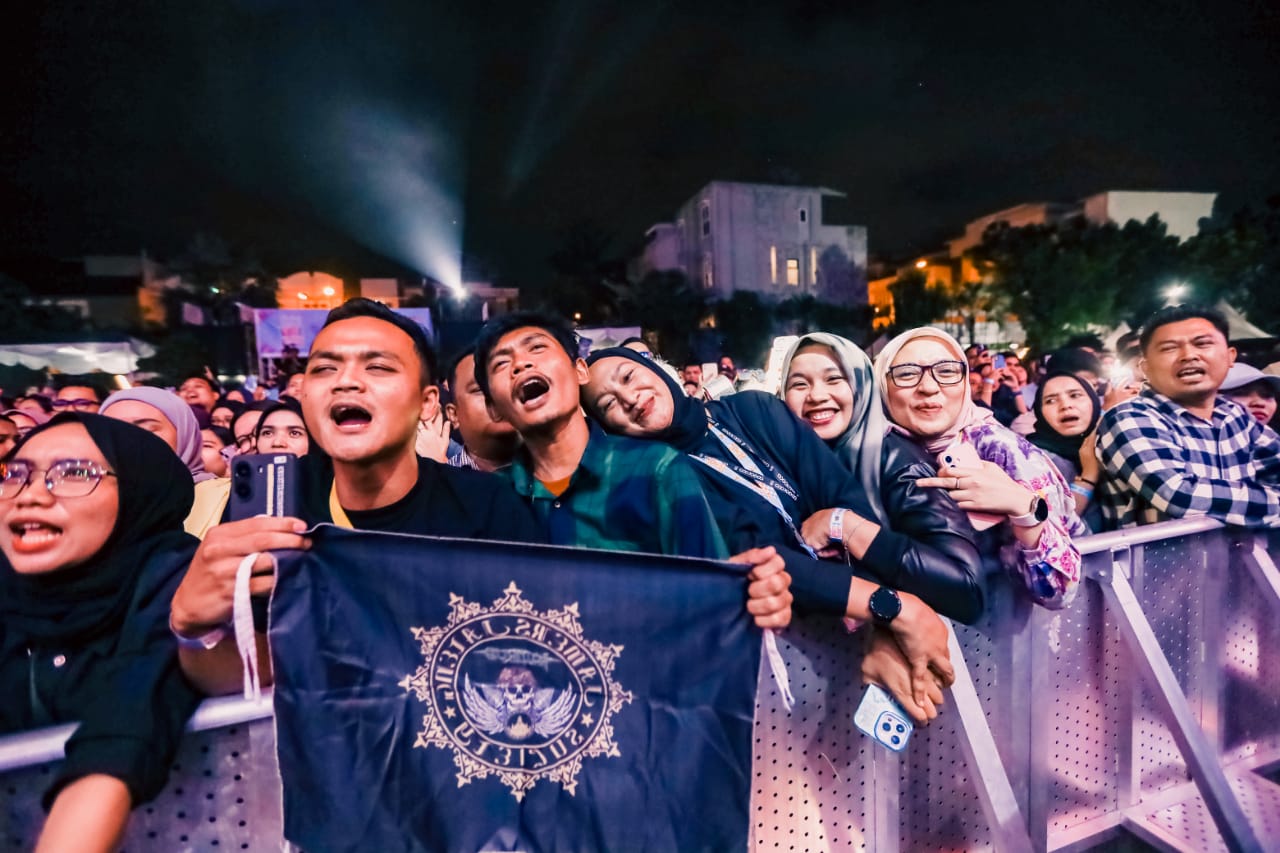 Antusias penonton Suara Loka Festival (Foto : Antara&nbsp;Suara)