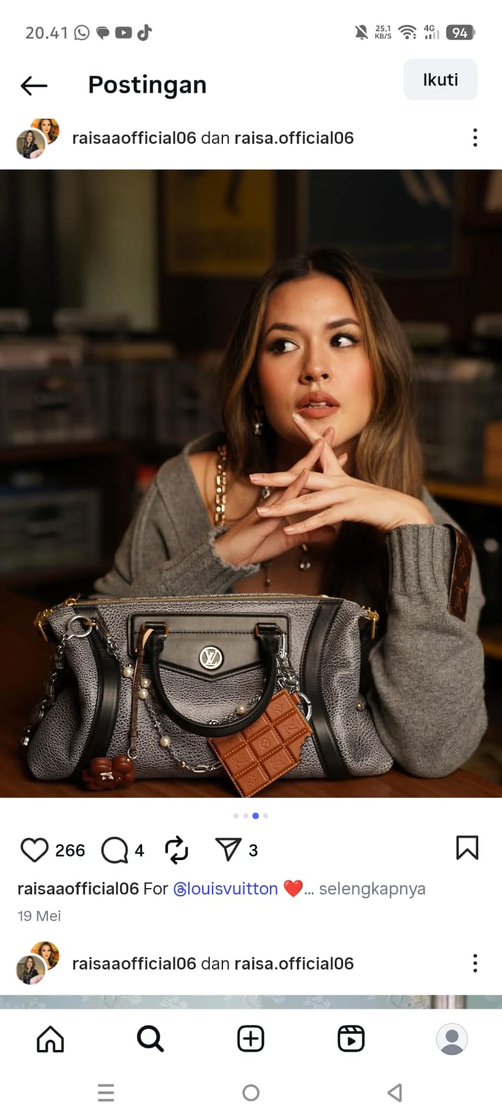 Raisa Andriana. (instagram)