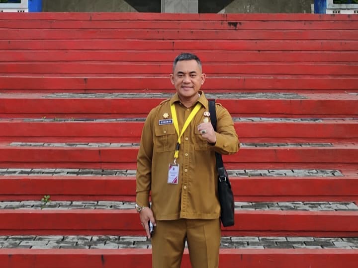 Plh Sekda Binjai, Chairin Simanjuntak saat mengikuti retreat di IPDN Jatinangor, Sumedang, Jawa Barat. (Istimewa/Sumut Pos)