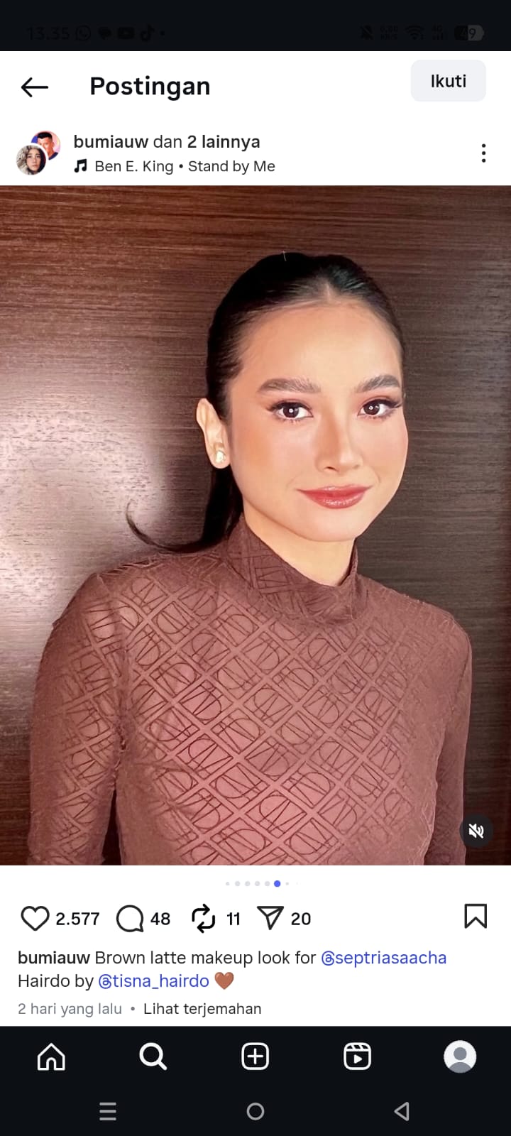 Acha Septriasa. (instragram)