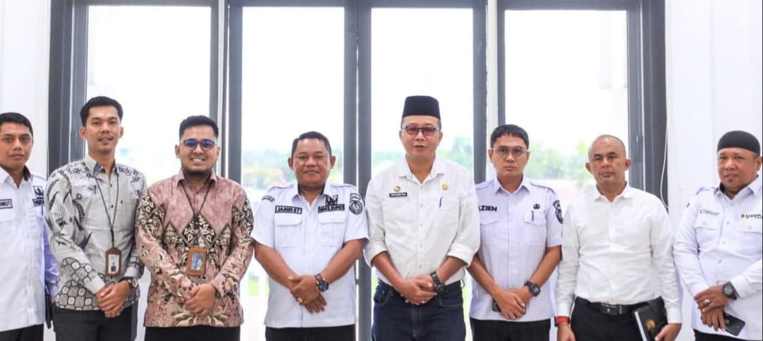 Wabup Labuhanbatu Terima Kunjungan Account Manager PT Telkom Indonesia (Fajar/ Sumut Pos )