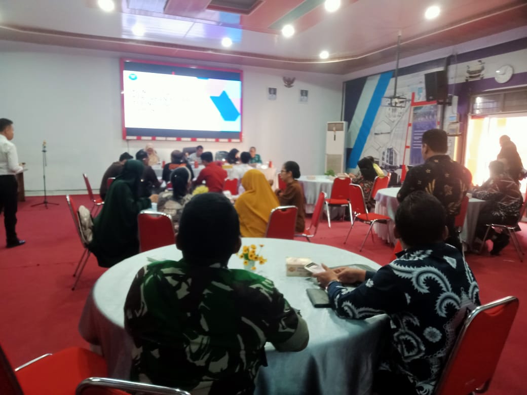 Suasana kegiatan Konsolidasi Kebijakan Kota Tanggap Ancaman Narkoba (KOTAN) Tahun 2025 di Aula Bappeda Kota Tebing Tinggi. (AZAN PURBA/SUMUT POS)