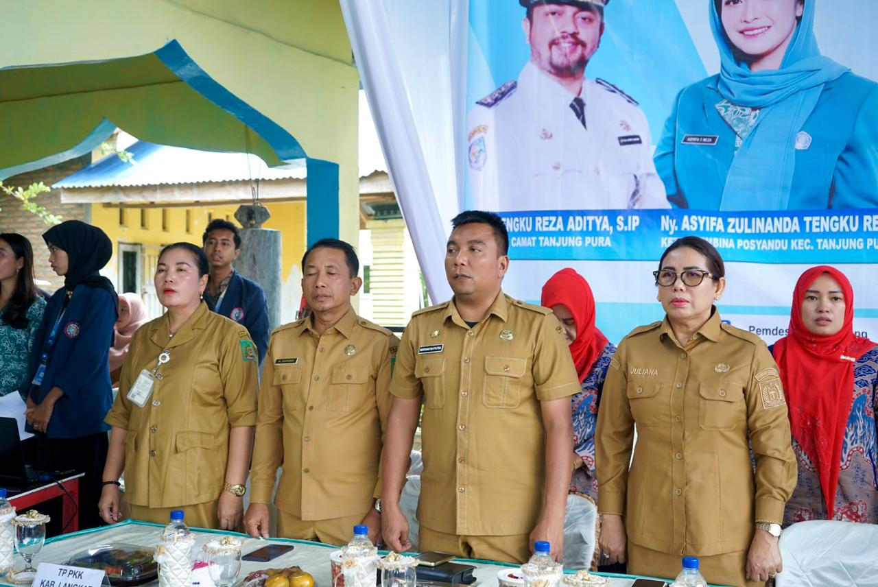 Jajaran Pemkab Langkat saat menerima Tim Evaluasi dari Sumut. (Diskominfo Langkat/Sumut)