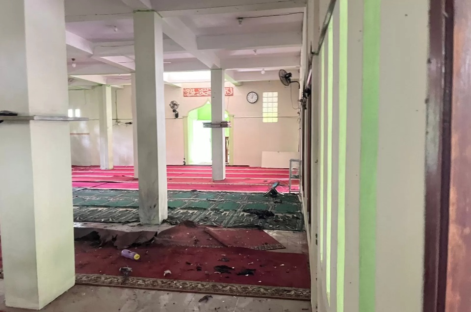 LEDAK: Musala yang ada di SMA Negeri 72 Jakarta terjadi ledakkan saat Salat Jumat (7/11/2025). (Dok: istimewa)