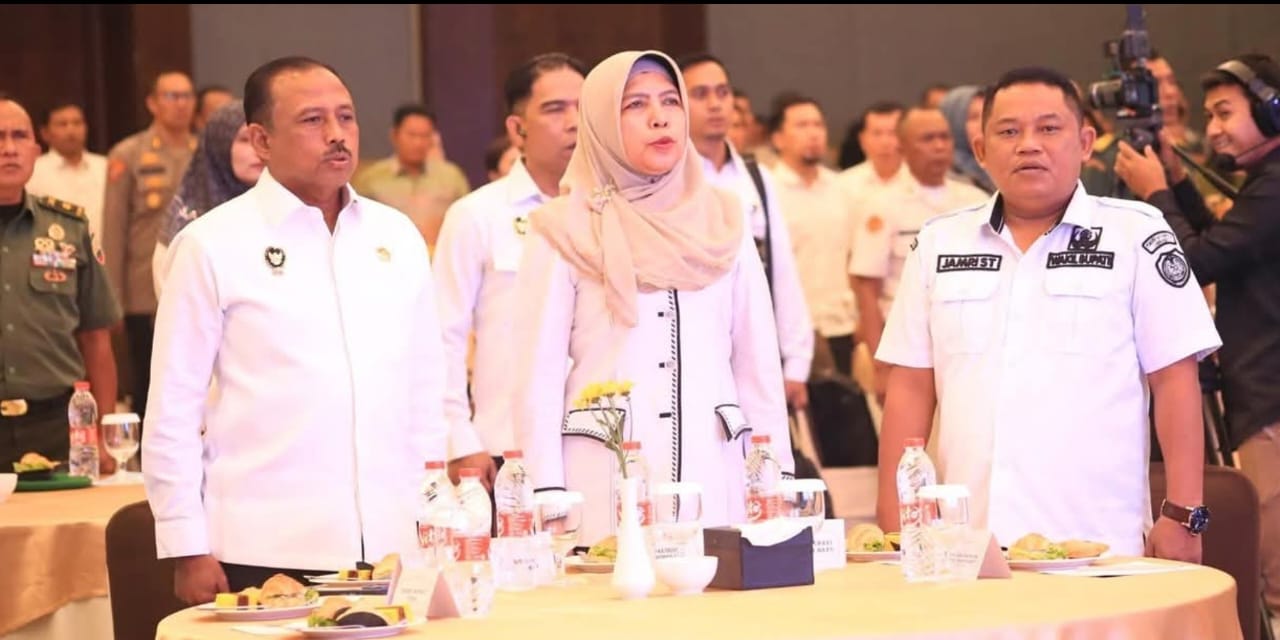 Wabup Labuhanbatu Hadiri Rakor Pemanfaatan Data Kependudukan dan Informasi Kewilayahan di Medan (fajar/ Sumut Pos)