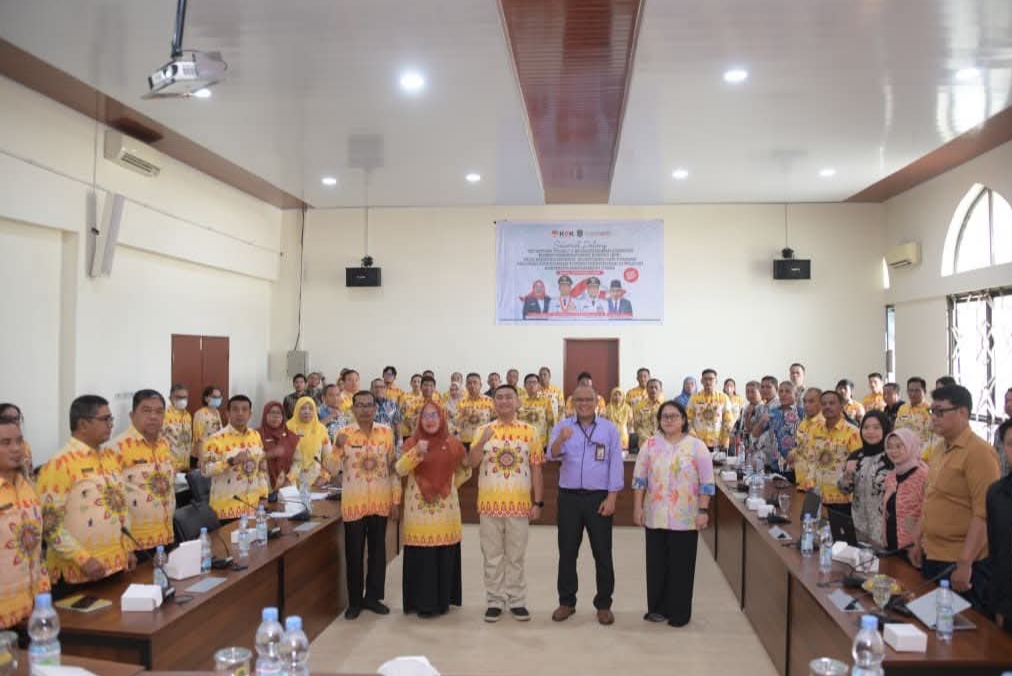 Pemkab Labura menggelar Rapat Koordinasi, Monitoring, dan Evaluasi Program Pencegahan Korupsi Terintegrasi. (Ist)