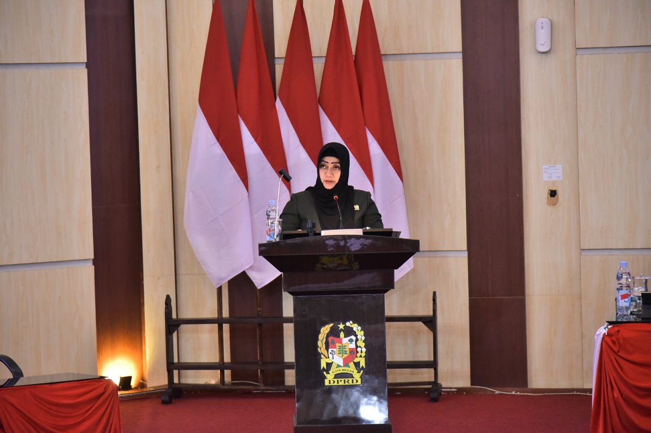 Wakil Ketua Pansus Pembahasan Ranperda tentang Pencegahan dan Penanggulangan Kebakaran DPRD Medan,&nbsp;Lailatul&nbsp;Badri.