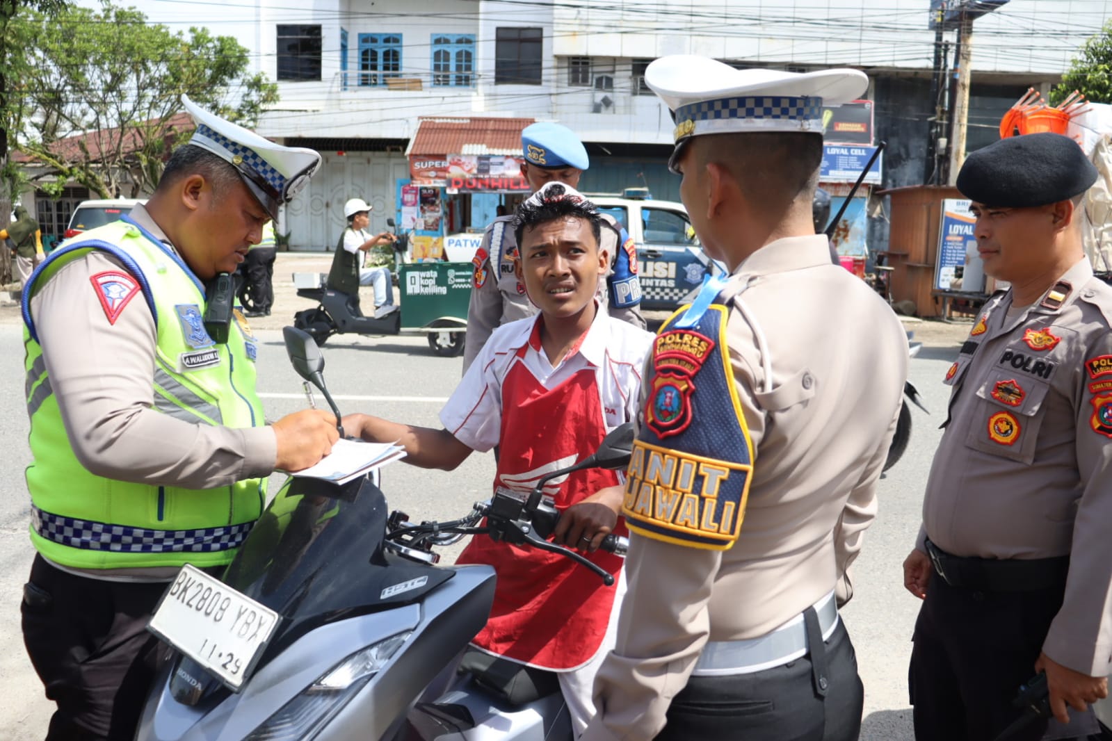 Polres Labuhanbatu mengelar Operasi Zebra 2025 dengan preventif. (Fajar/ Sumut Pos)
