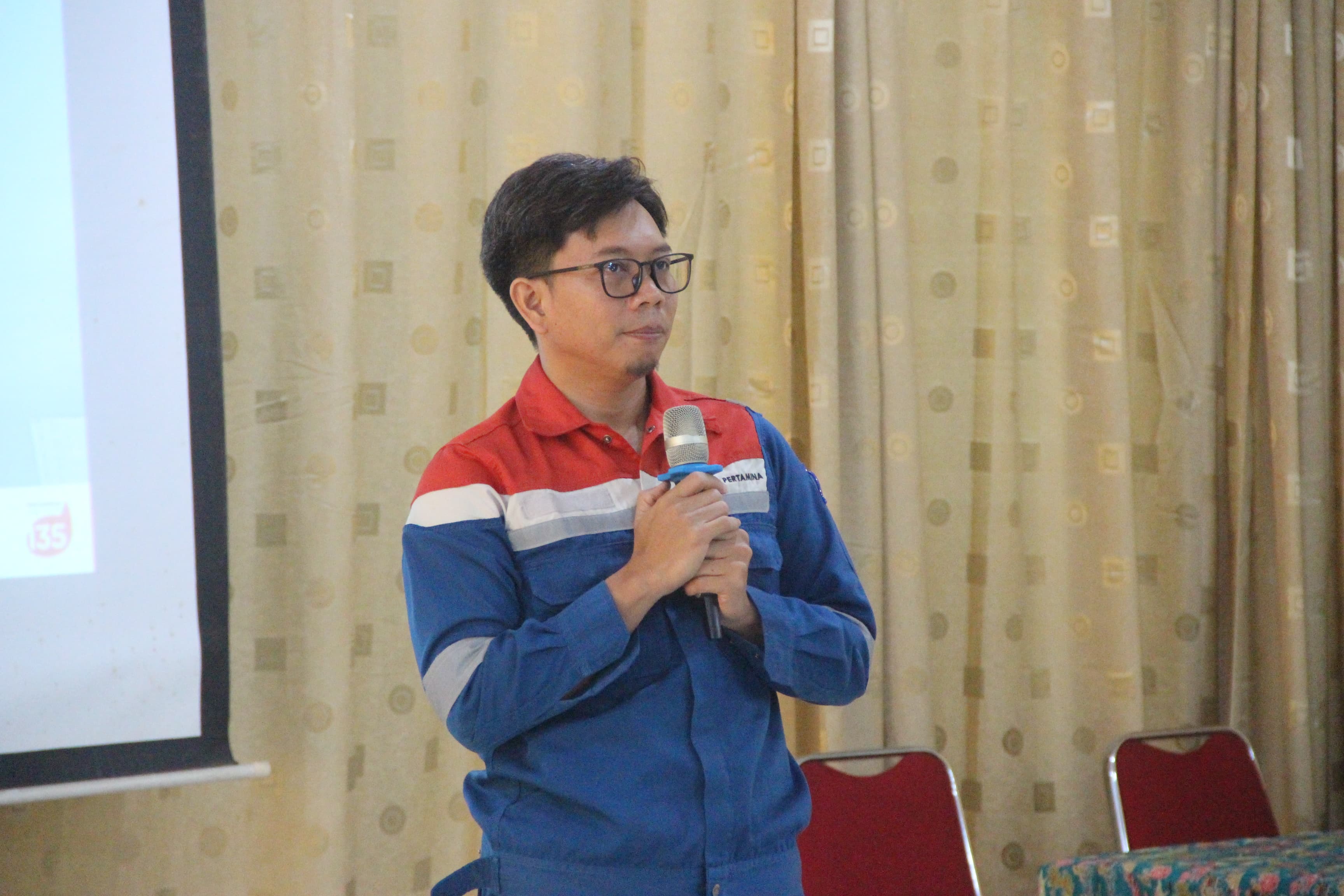 Field Manager (FM) Pertamina EP Rantau, Tomi Wahyu Alimsyah. (Dok: Humas PHR)