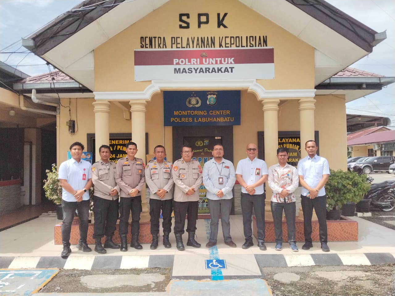 Tim Penilaian Opini Pelayanan Publik Ombudsman RI Perwakilan Sumatera Utara melakukan penailaian (Fajar/ Sumut Pos)