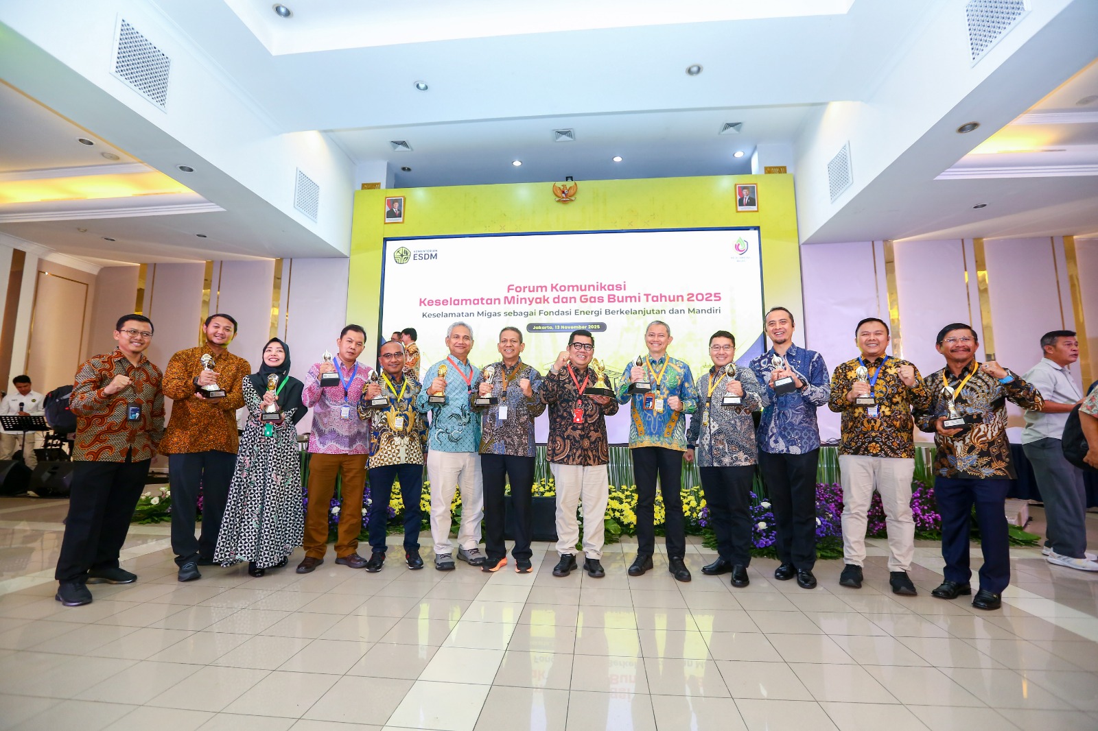 PENGHARGAAN: PGN Group raih 21 penghargaan dalam ajang Penghargaan Keselamatan Kerja 2025. (Dok: PGN)