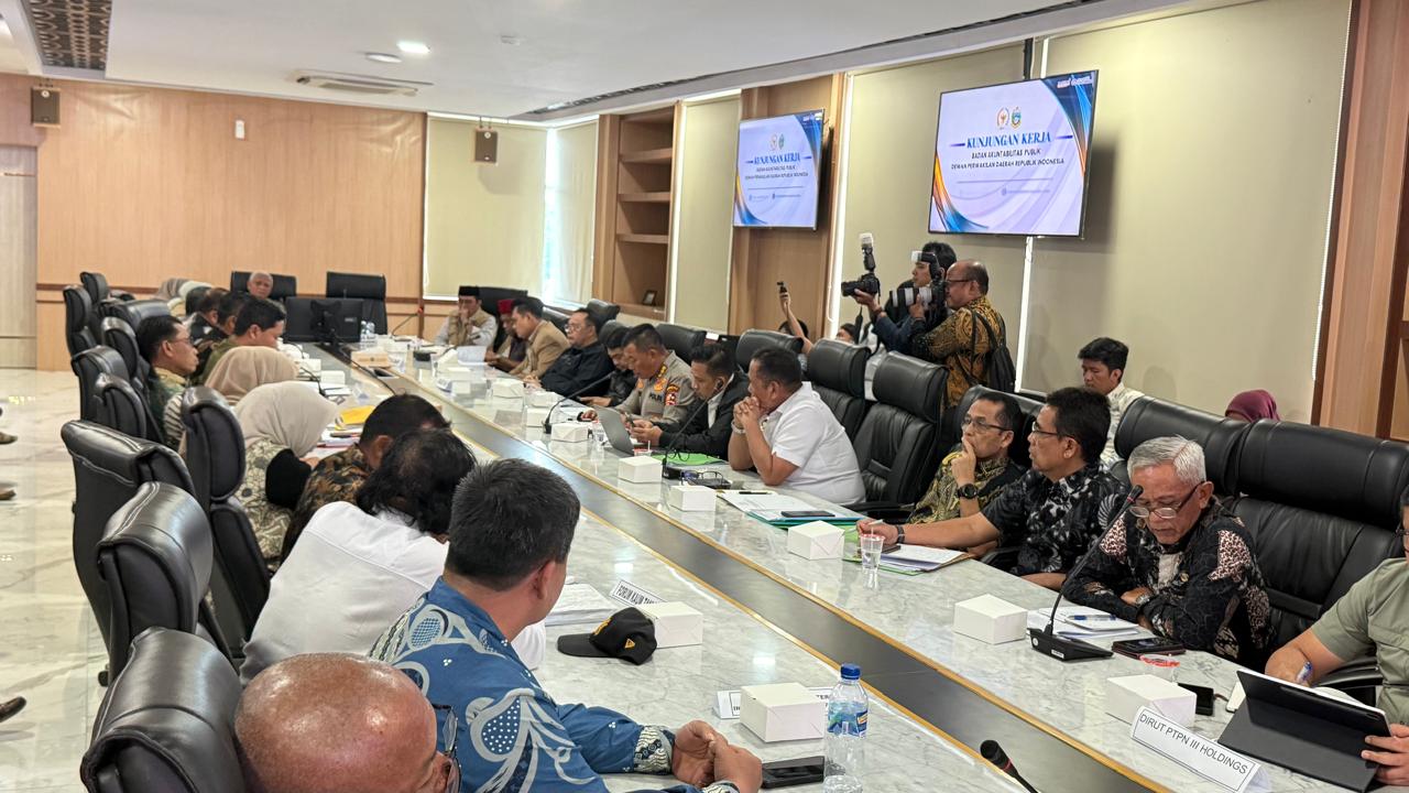 DPD: Badan Akuntabilitas Publik (BAP) Dewan Perwakilan Daerah (DPD) RI saat Rapat Dengar Pendapat Umum (RDPU) di Kantor Gubernur Sumatera Utara, Jumat (21/11/2025). (Dok: istimewa)