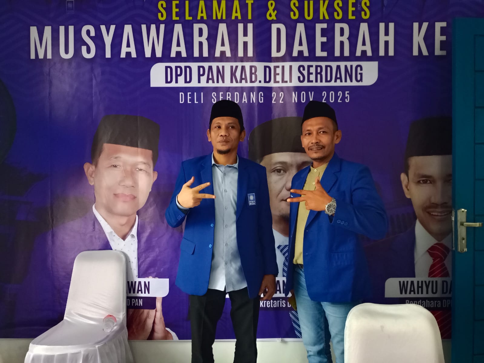 Bayu Sumantri Agung terpilih menjadi Ketua PAN Deliserdang. (Dok: istimewa)