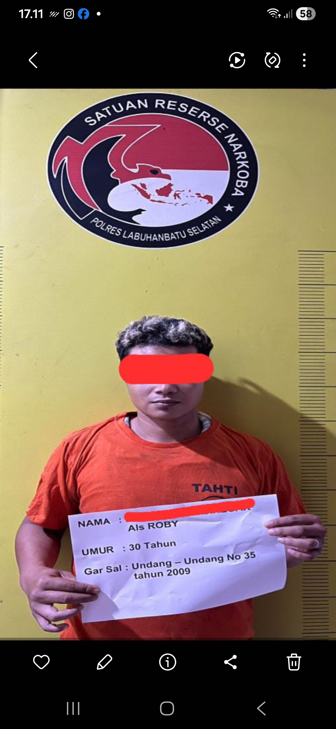 TANGKAP: Tersangka pengedar narkoba ditangkap Polres Labuhanbatu. (Dok: istimewa)