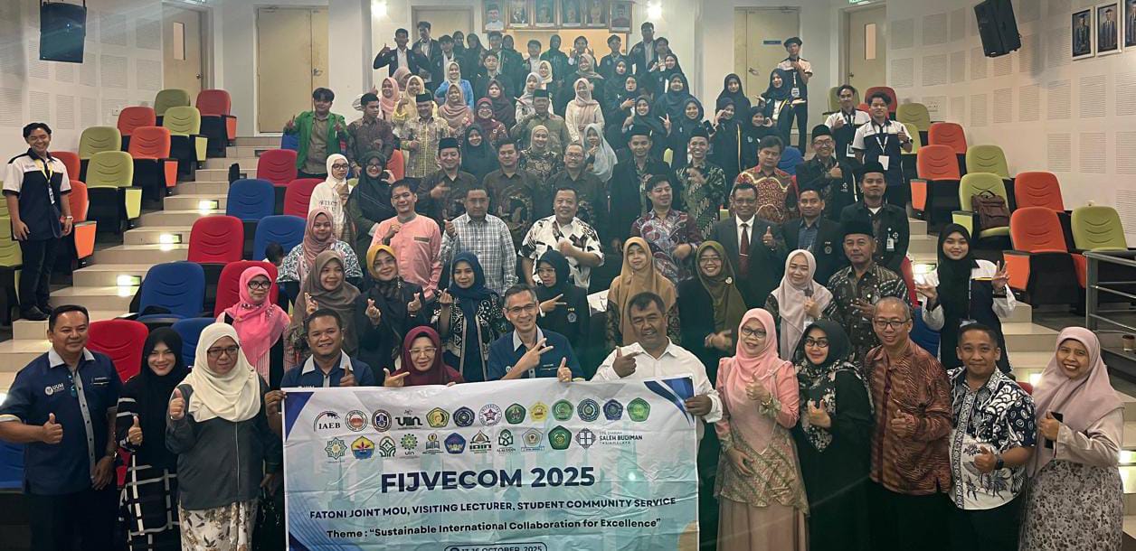 FIJVECOM 2025: IAEB bersama 21 perguruan tinggi Indonesia kerja sama internasional di University Fatony Thailand. (Istimewa/Sumut Pos)