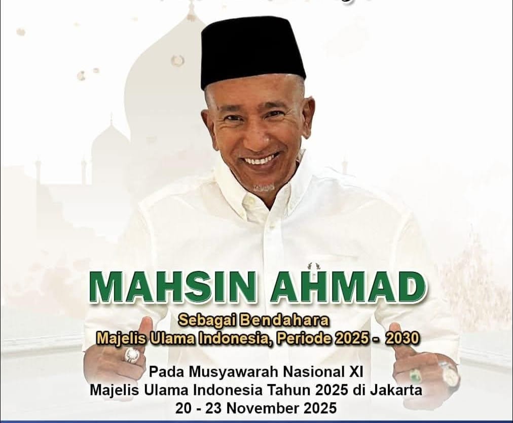 Mahsin SH, Bendahara Pimpinan Pusat MUI periode 2025-2030. (Ist)
