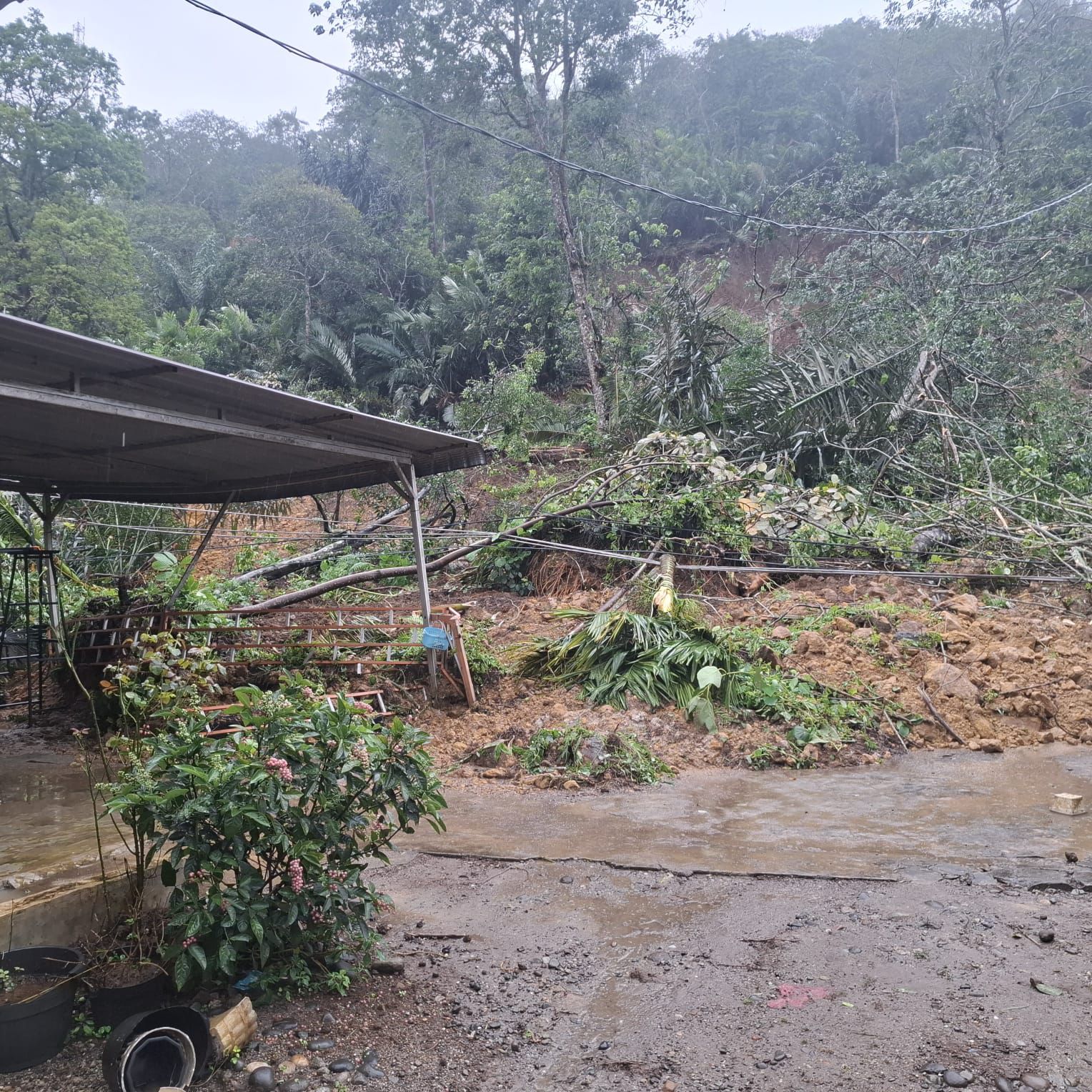 BANJIR: Bencana longsor di Desa Marsada, Kecamatan Sipirok, Kabupaten Tapanuliselatan (Tapsel). (Dok: istimewa)