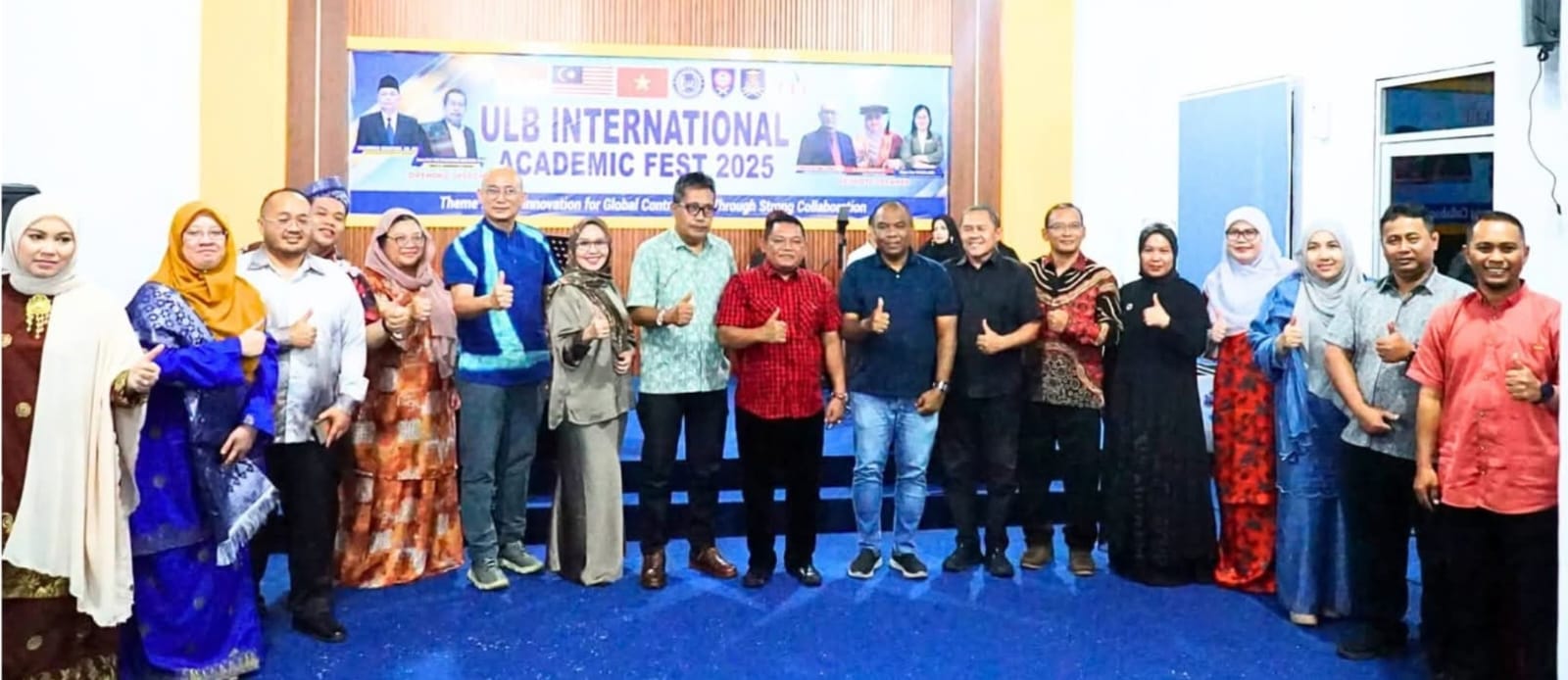 Wabup Labuhanbatu Hadiri Gala Dinner ULB, International Academic Fest. (Fajar/Sumut Pos)