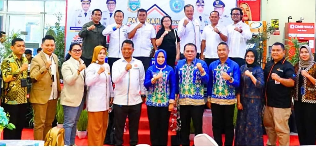 Pameran Perumahan, Bazar Property, dan Festival Pemkab Labuhanbatu.(Fajar/ Sumut Pos)
