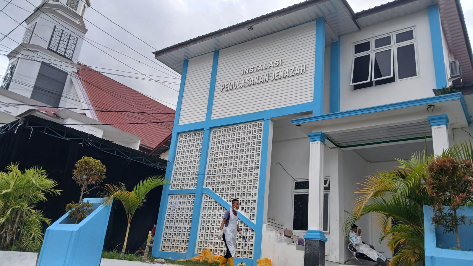 JENAZAH: Lokasi pemusaraan jenazah para korban bencana alam tanah longsor di RS Tarutung, Taput (Dok: Fajar/Sumut Pos)