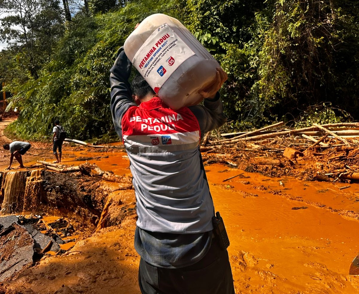 Pertamina pasok bahan bakar untuk operasional alat berat penanggulangan bencana Sumatera