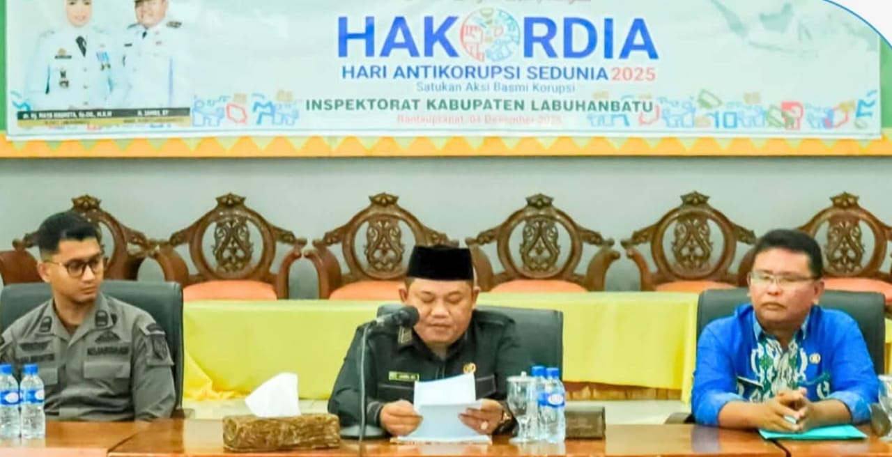 Wabup Labuhanbatu hadiri acara Sosialisasi Anti Korupsi dan Gratifikasi Tahun 2025 (Fajar/Sumut Pos)