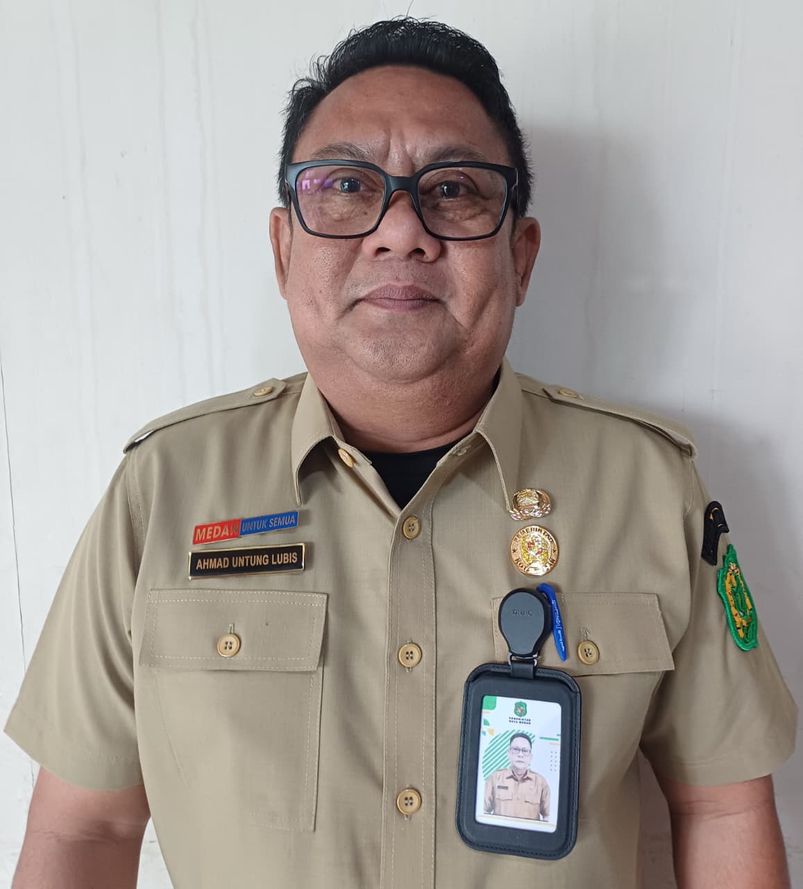 Plt Kepala Dinas Ketahanan Pangan Pertanian dan Perikanan Kota Medan, Ahmad Untung Lubis. (Markus Pasaribu/Sumut Pos)