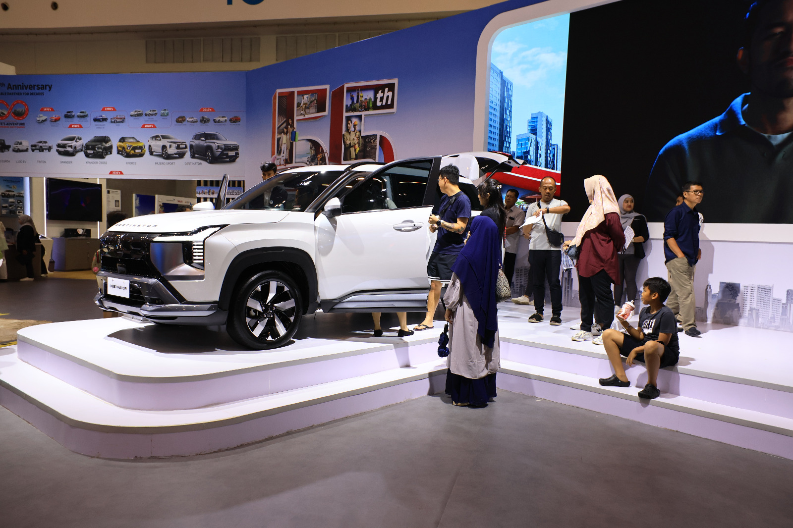 MItsubishi Motors di GJAW 2025. (ARI SUWANDI/SUMUT POS)